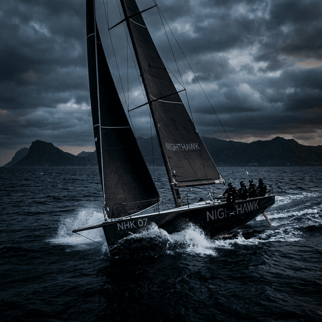 High-performance racing sailboat